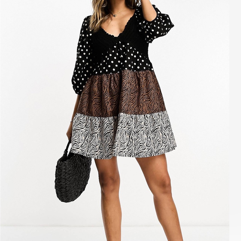 Babydoll mini dress